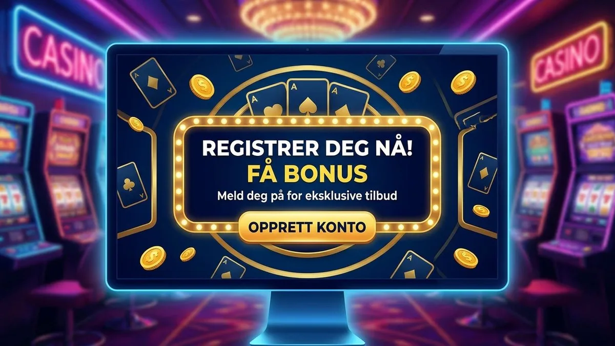 Registrer deg med bonus